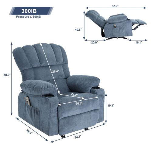 Vanbow Recliner Chair with Massage