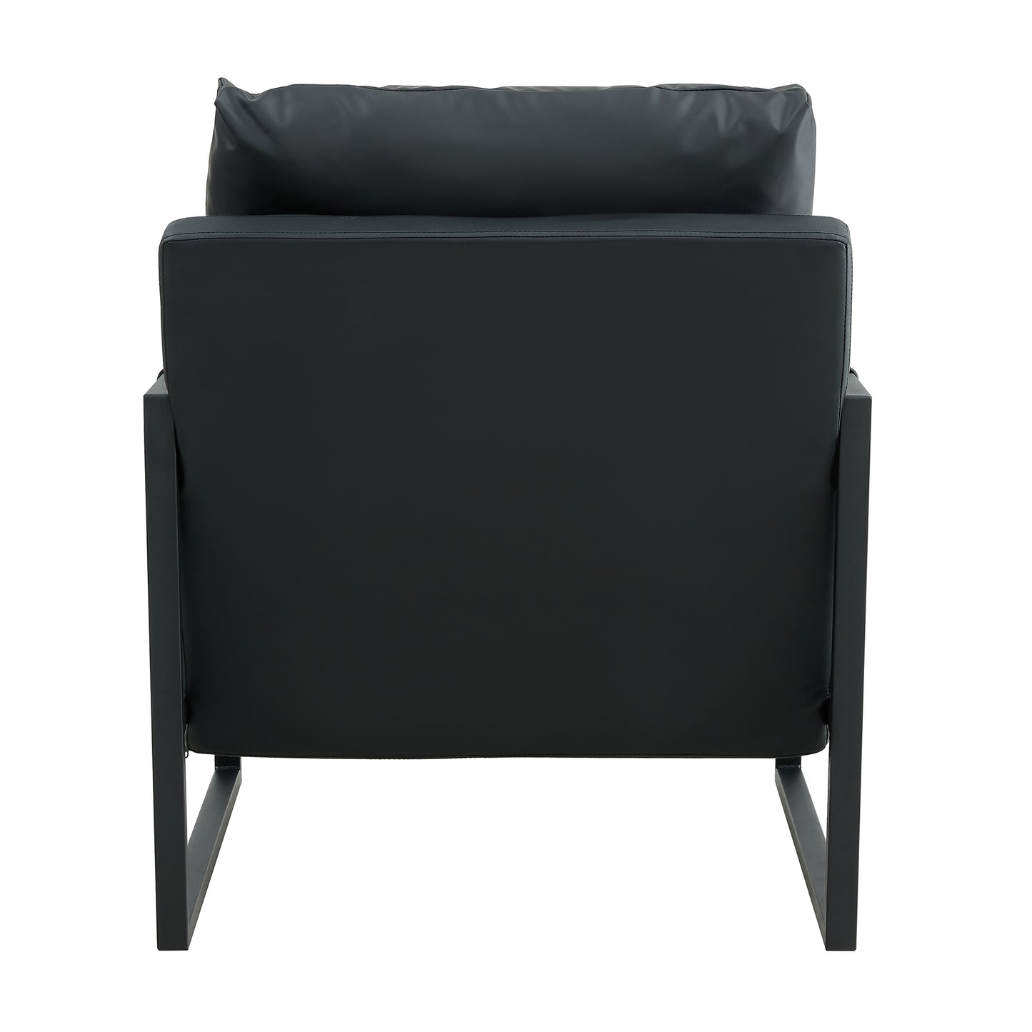 PU Leather Accent Arm Chair