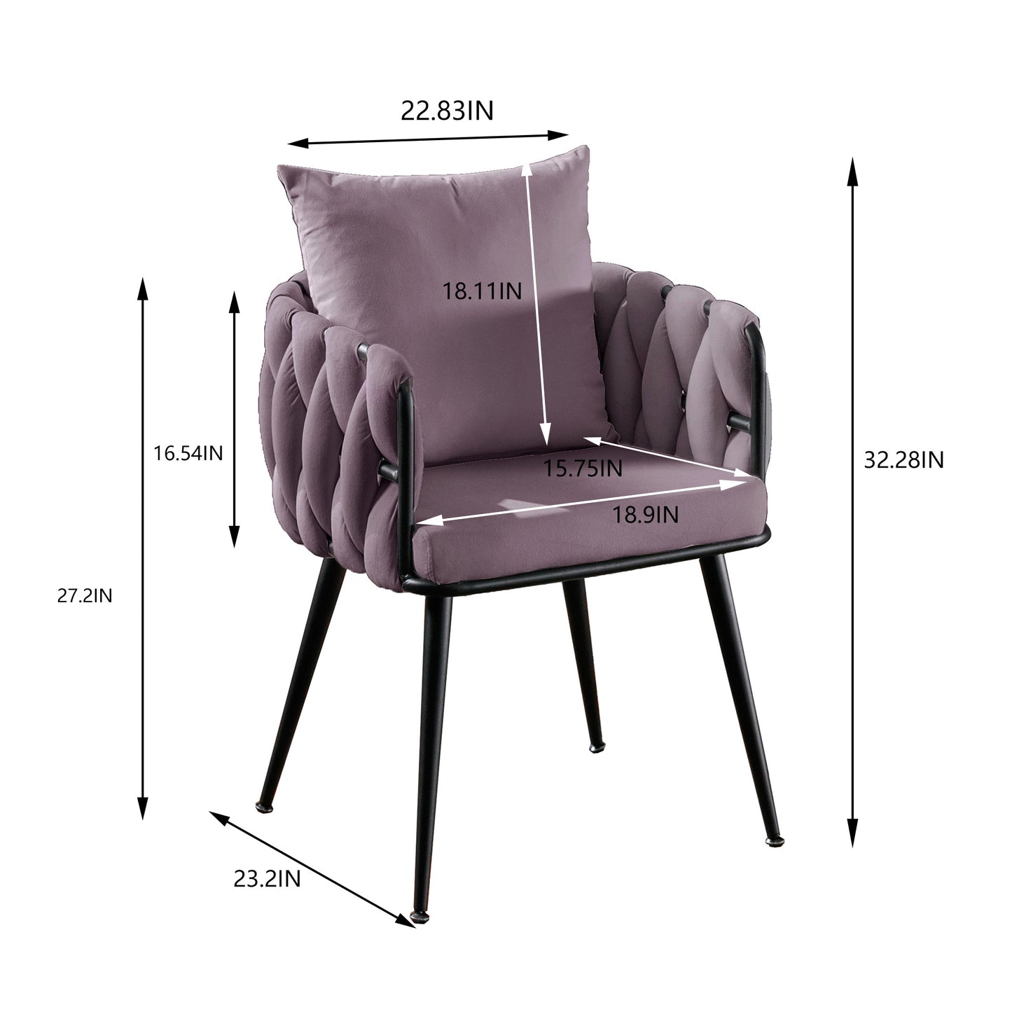 Modern Elegance Velvet Dining Chairs Set