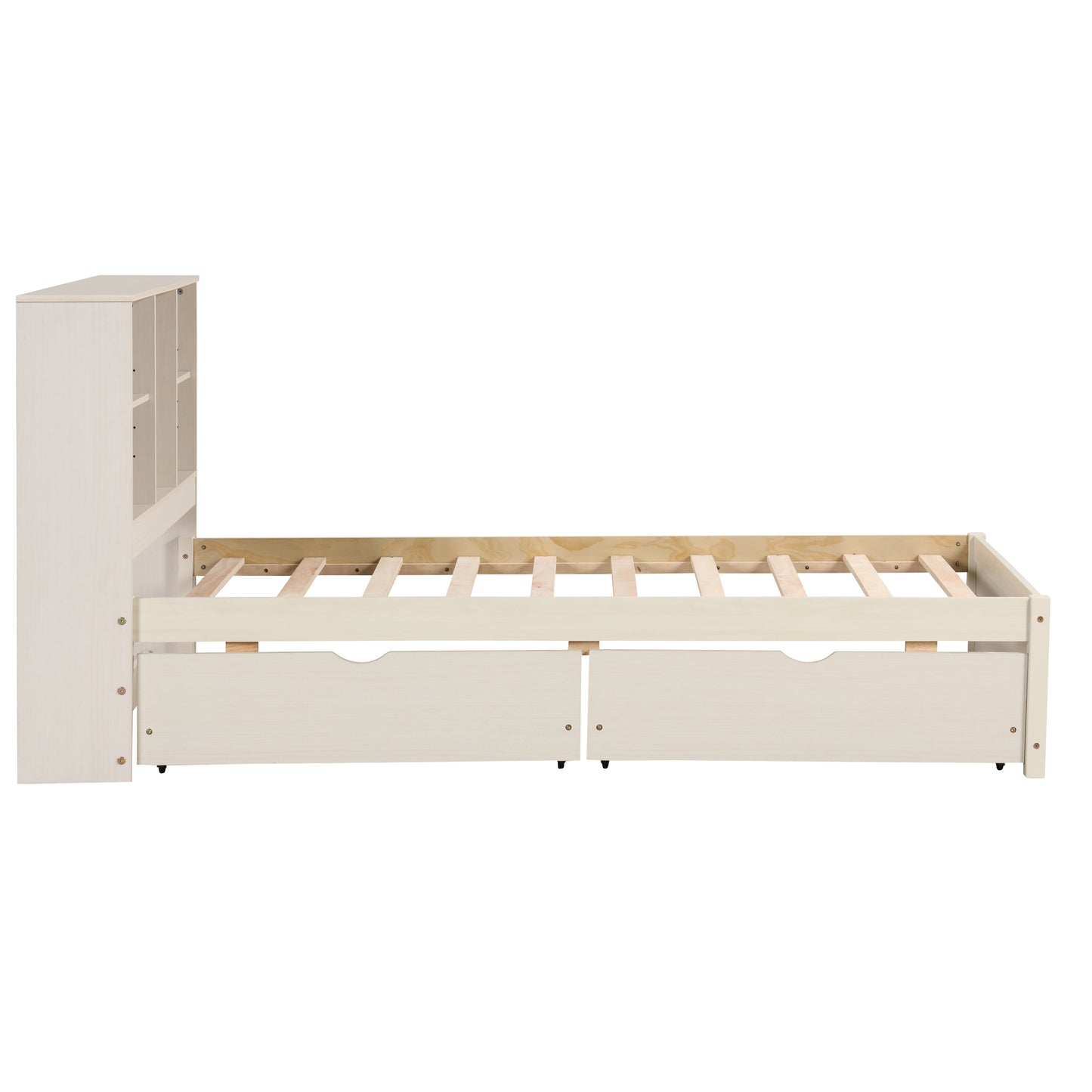 Smart Bedroom USB Port Modern Twin Size Bed