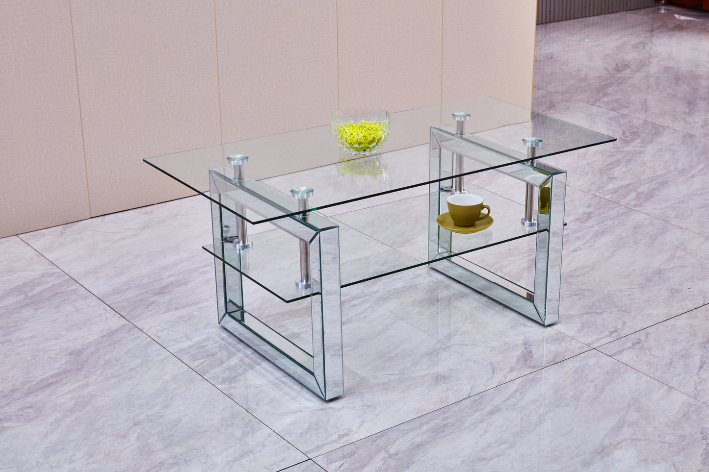 Transparent Glass Coffee Table