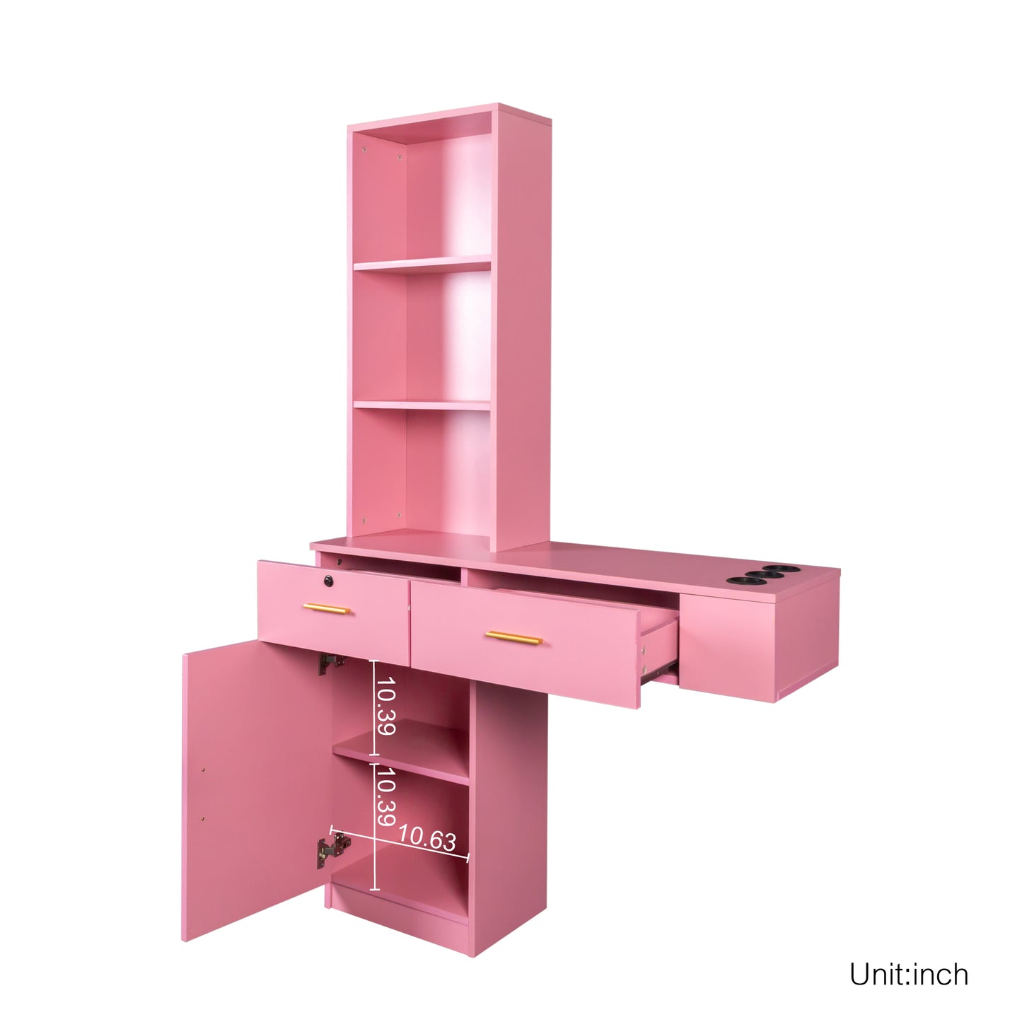 Modern Pink Hair Desk