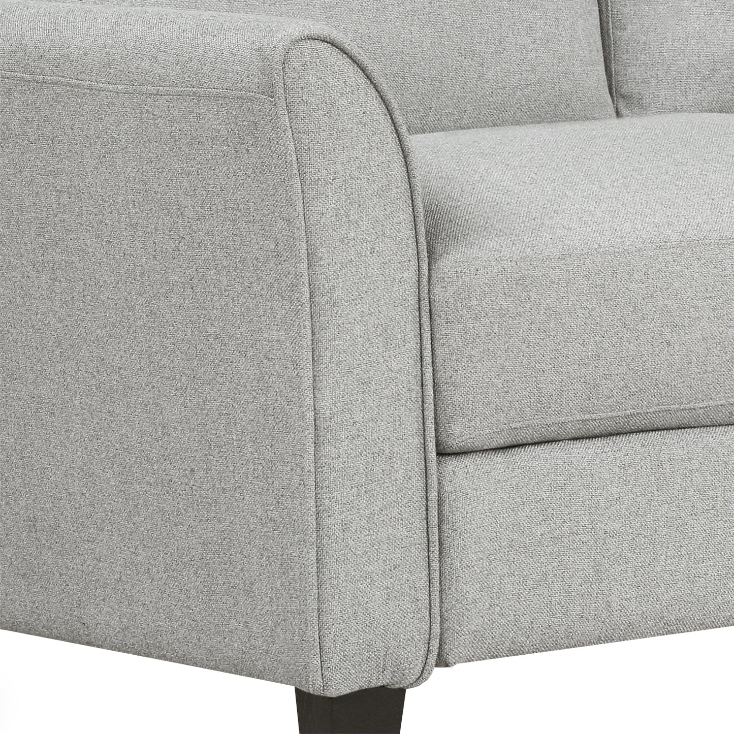Light Gray 3-Seat Sofa