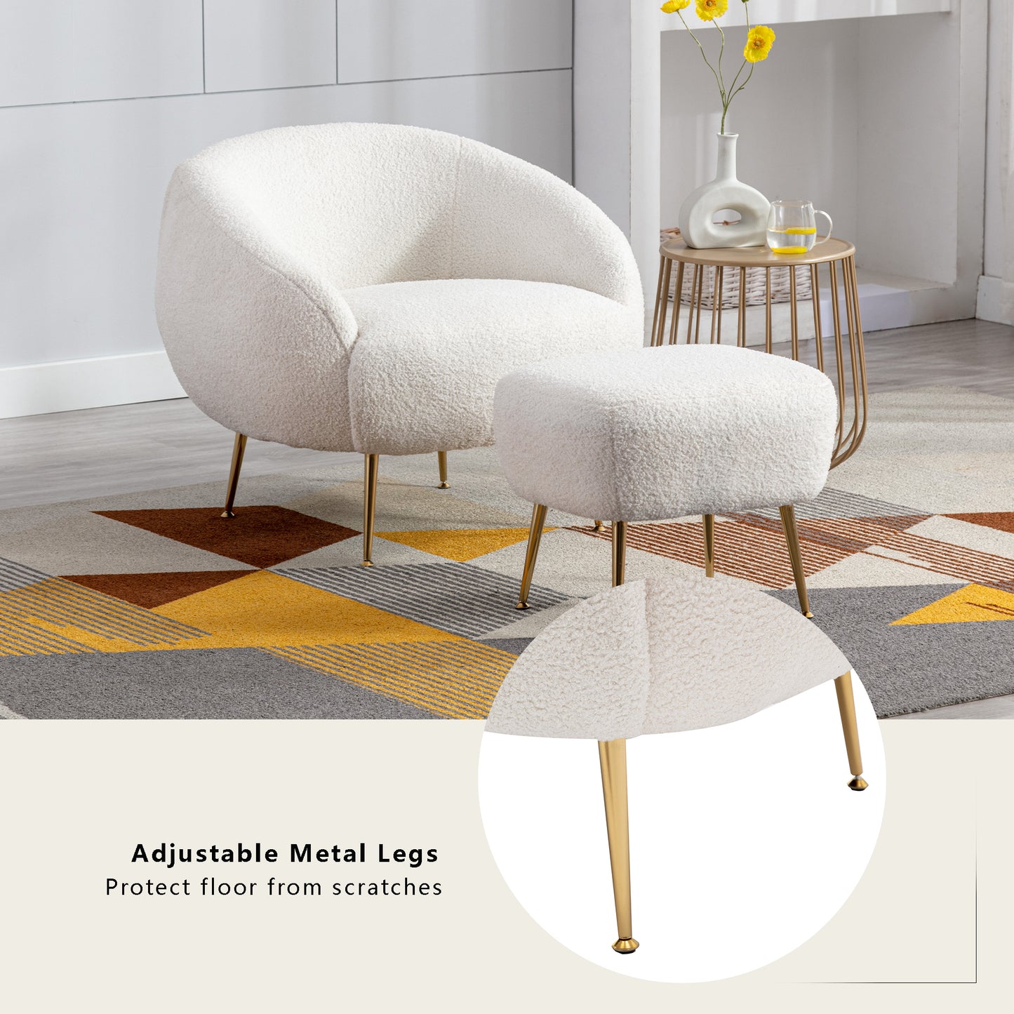 Orisfur Modern Comfy Leisure Accent Chair
