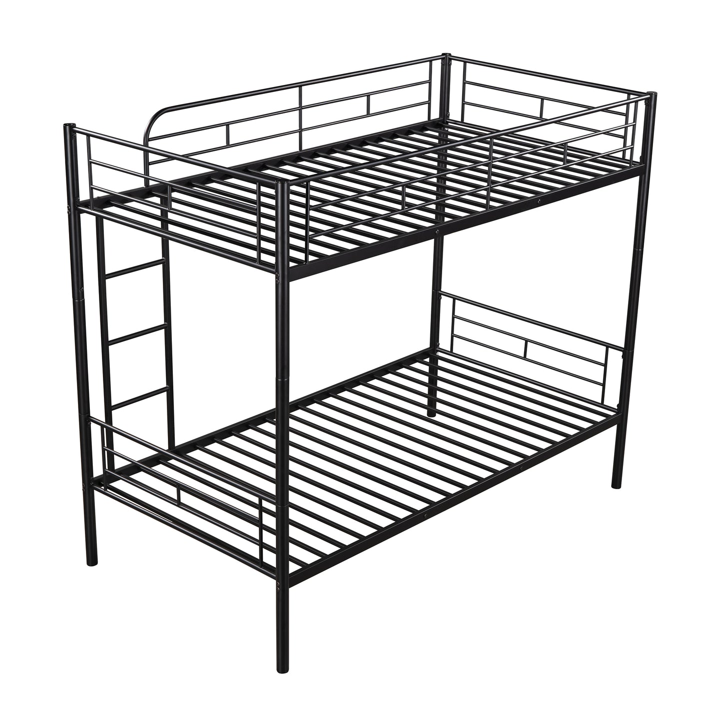 Twin Metal Bunk Bed -Black
