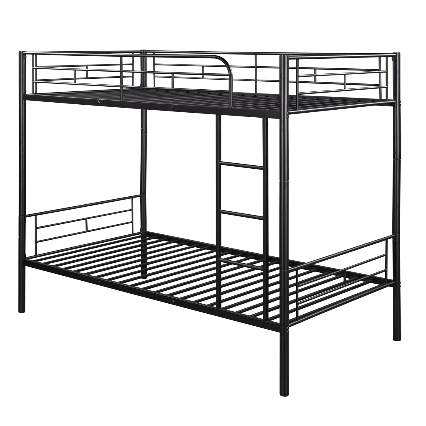 Twin Metal Bunk Bed -Black