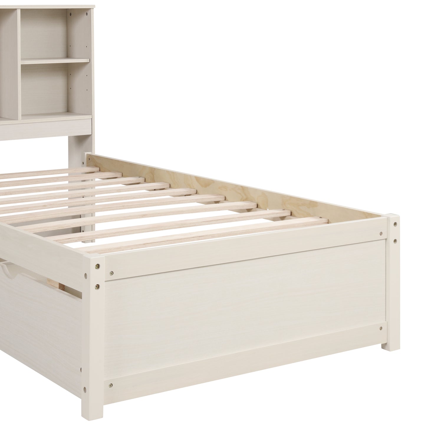 Smart Bedroom USB Port Modern Twin Size Bed