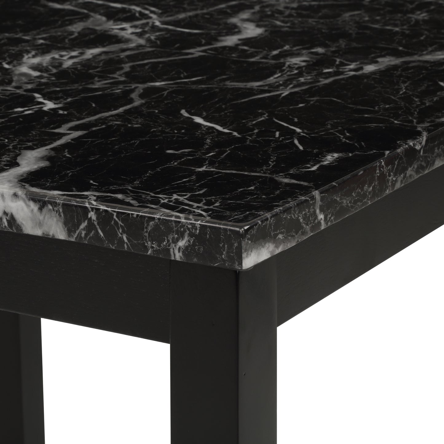 Elegant 5-Piece Marble Top Dining Set