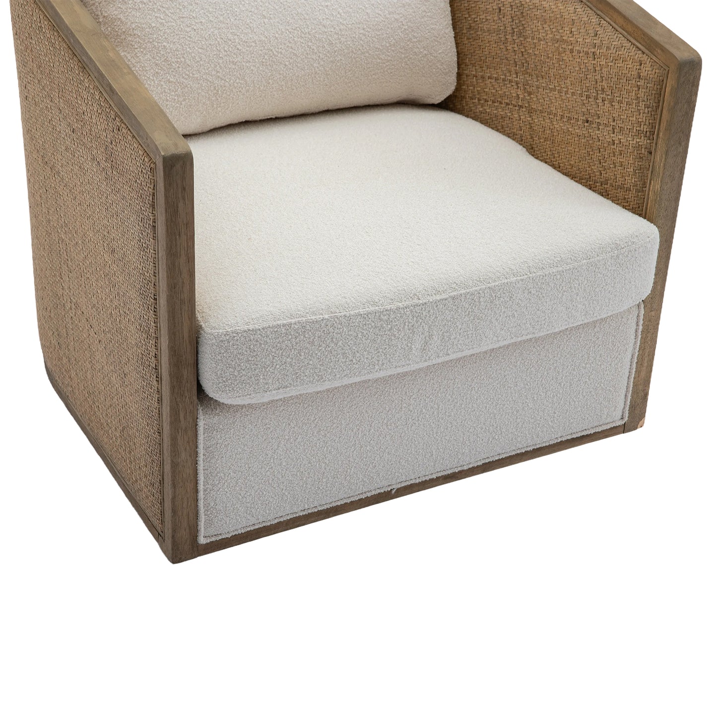 Coolmore Swivel Barrel Accent Chair