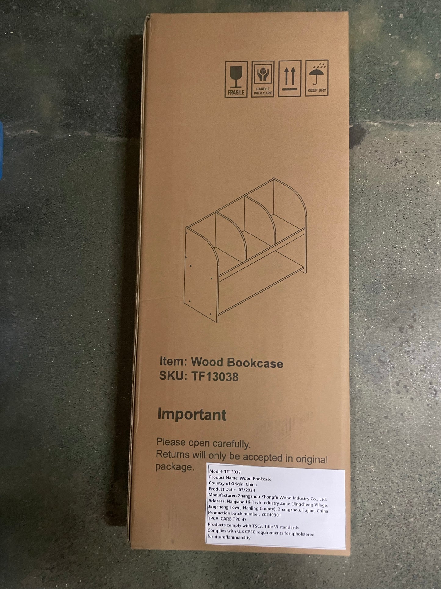White Kids Bookcase