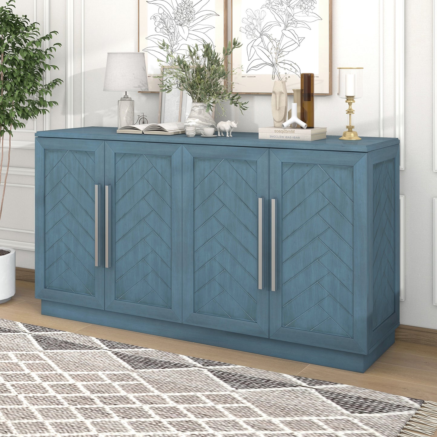 TREXM Sideboard Buffet Cabinet