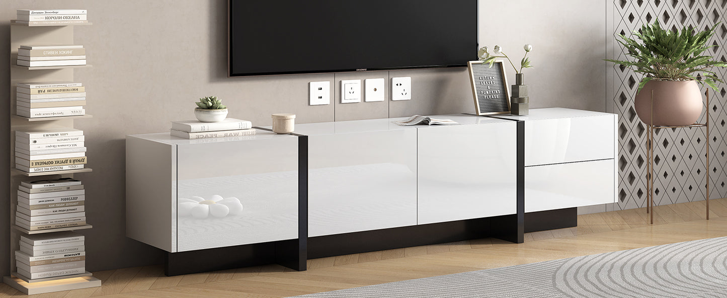 Contemporary Rectangle TV Stand