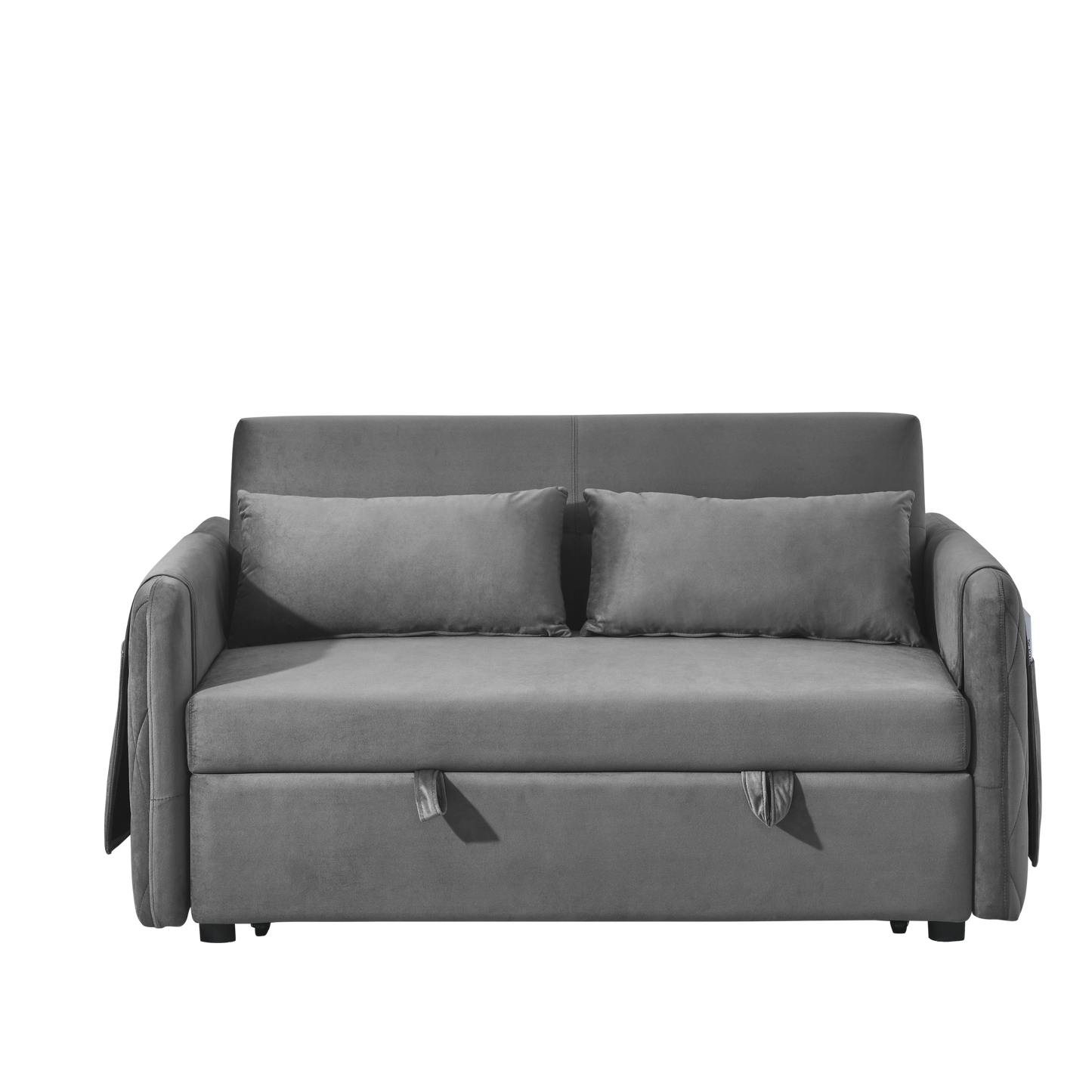 Convertible Velvet Sleeper Sofa Bed
