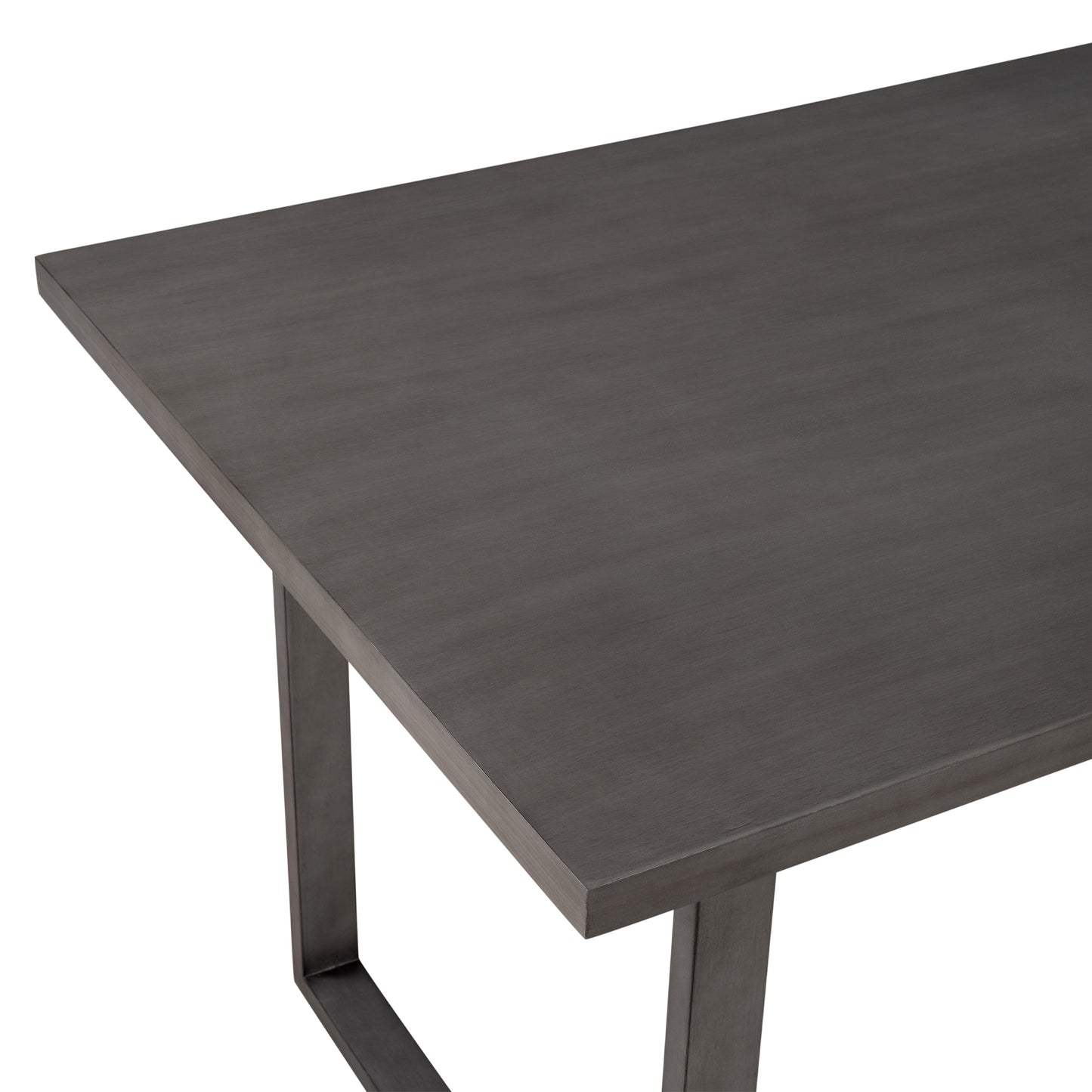 Modern Gray Solid Wood 6-Piece Dining Set