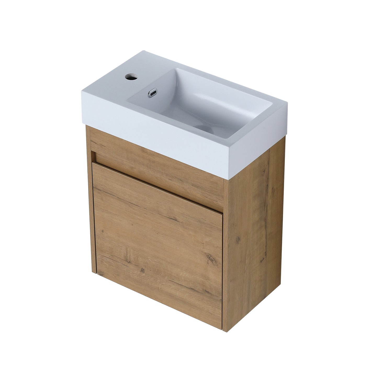 18'' Wall Mounted Bathroom Vanity