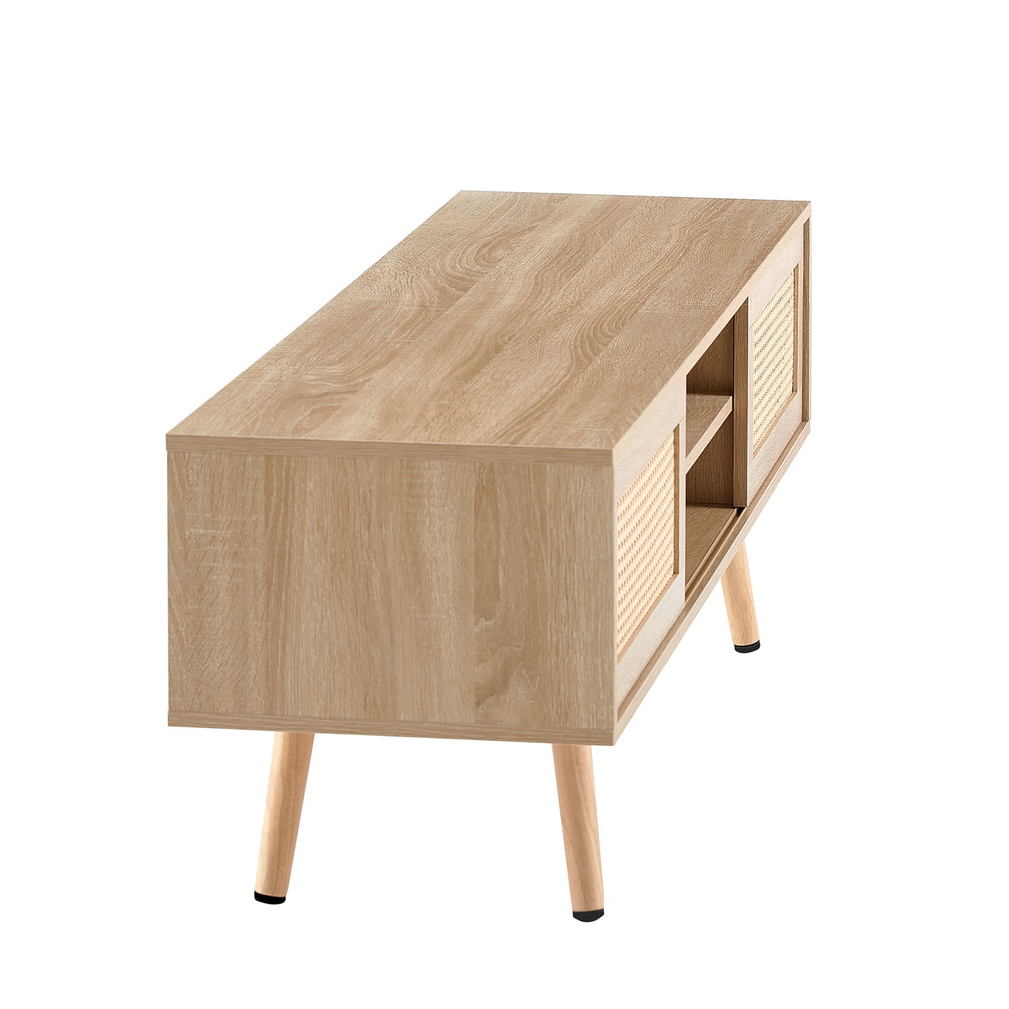 Double Sliding Doors TV Cabinet