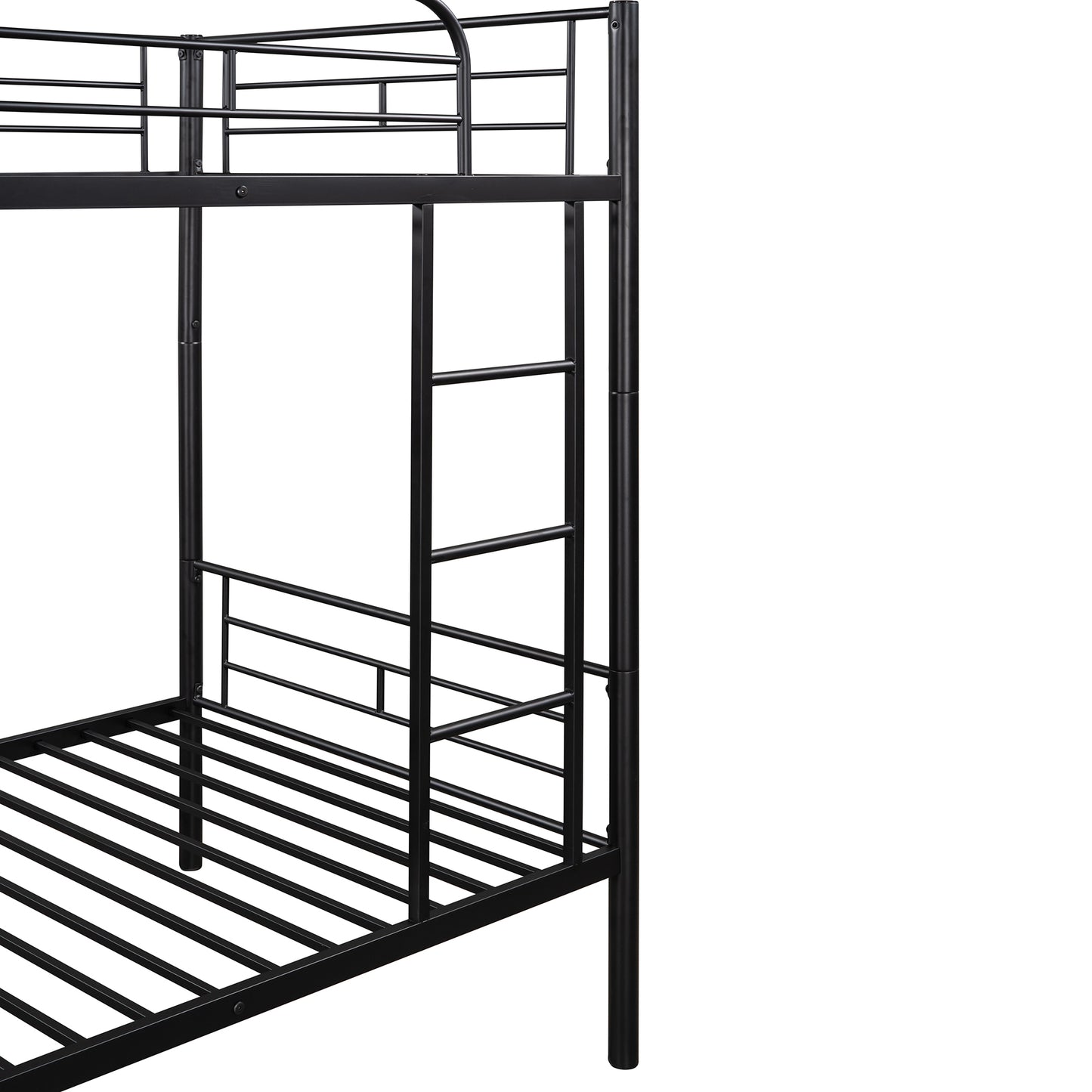 Twin Metal Bunk Bed -Black