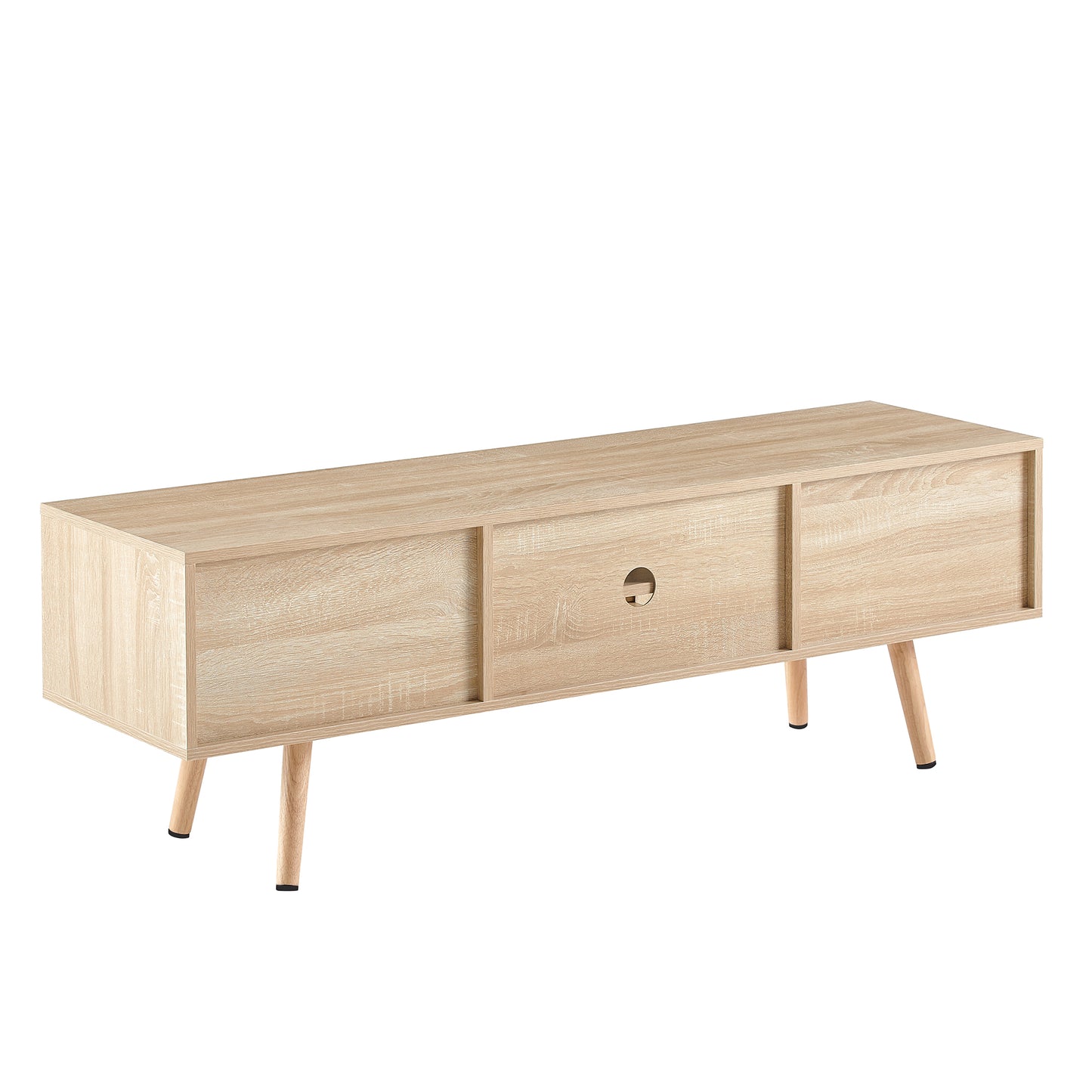 Double Sliding Doors TV Cabinet