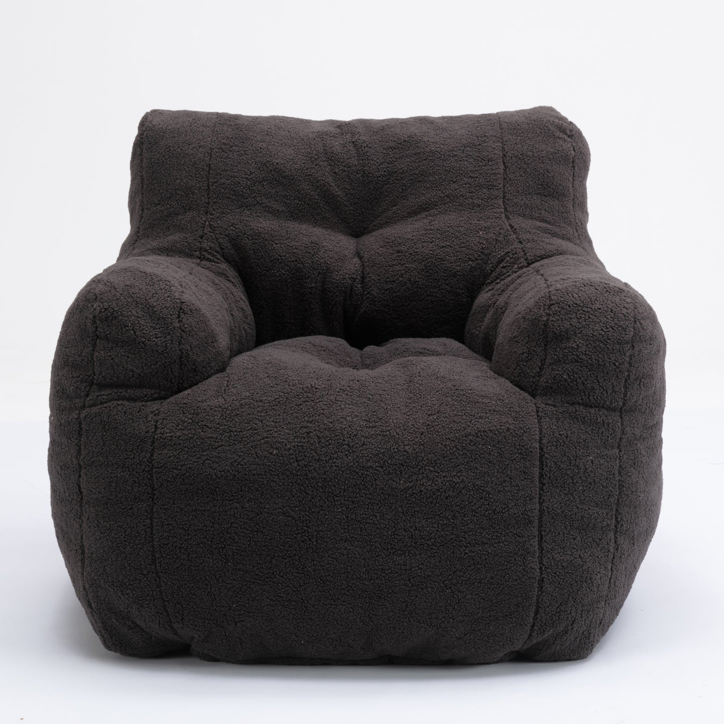 Tufted Teddy Foam Bean Bag Chair