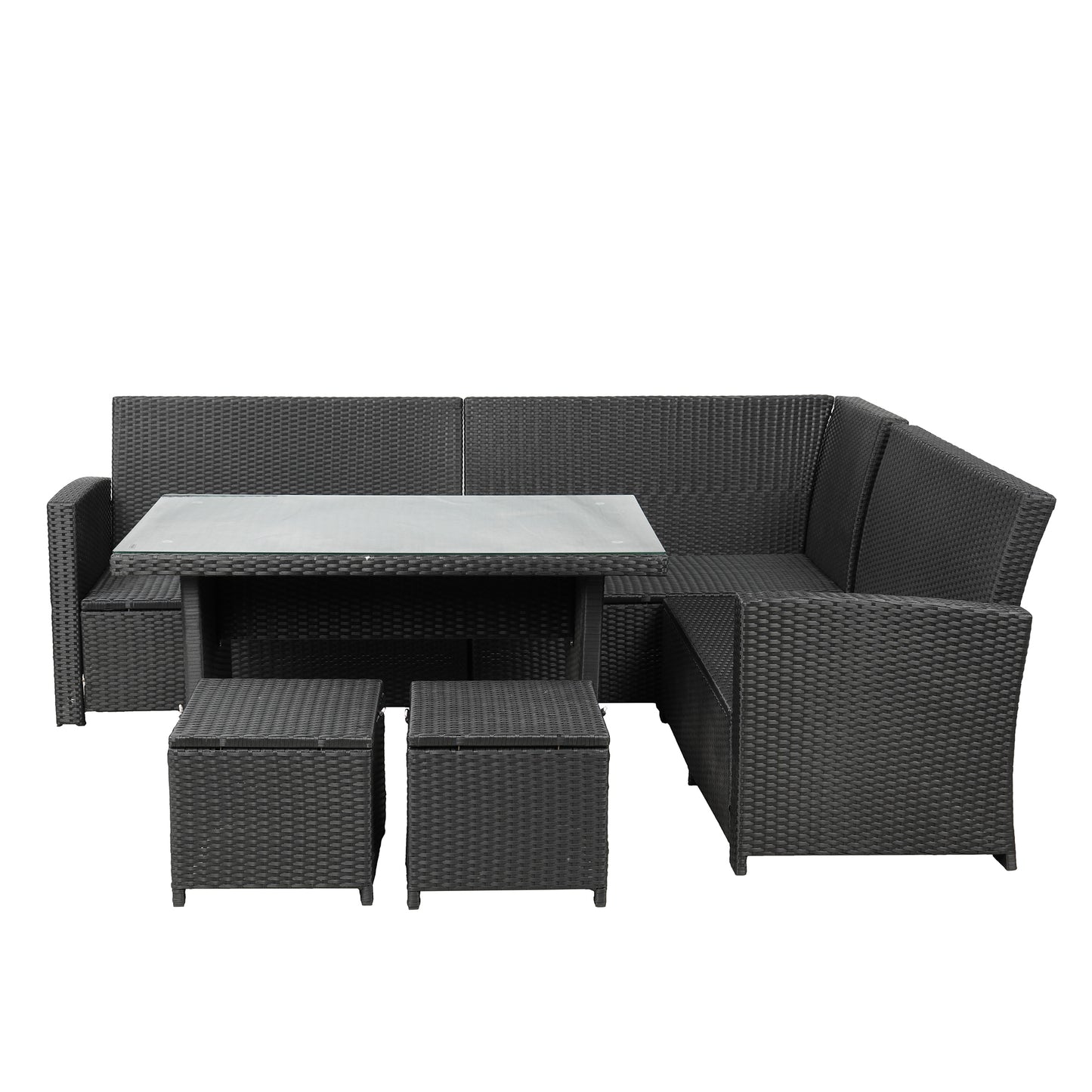 6-Piece Patio Outdoor Sectional Sofa