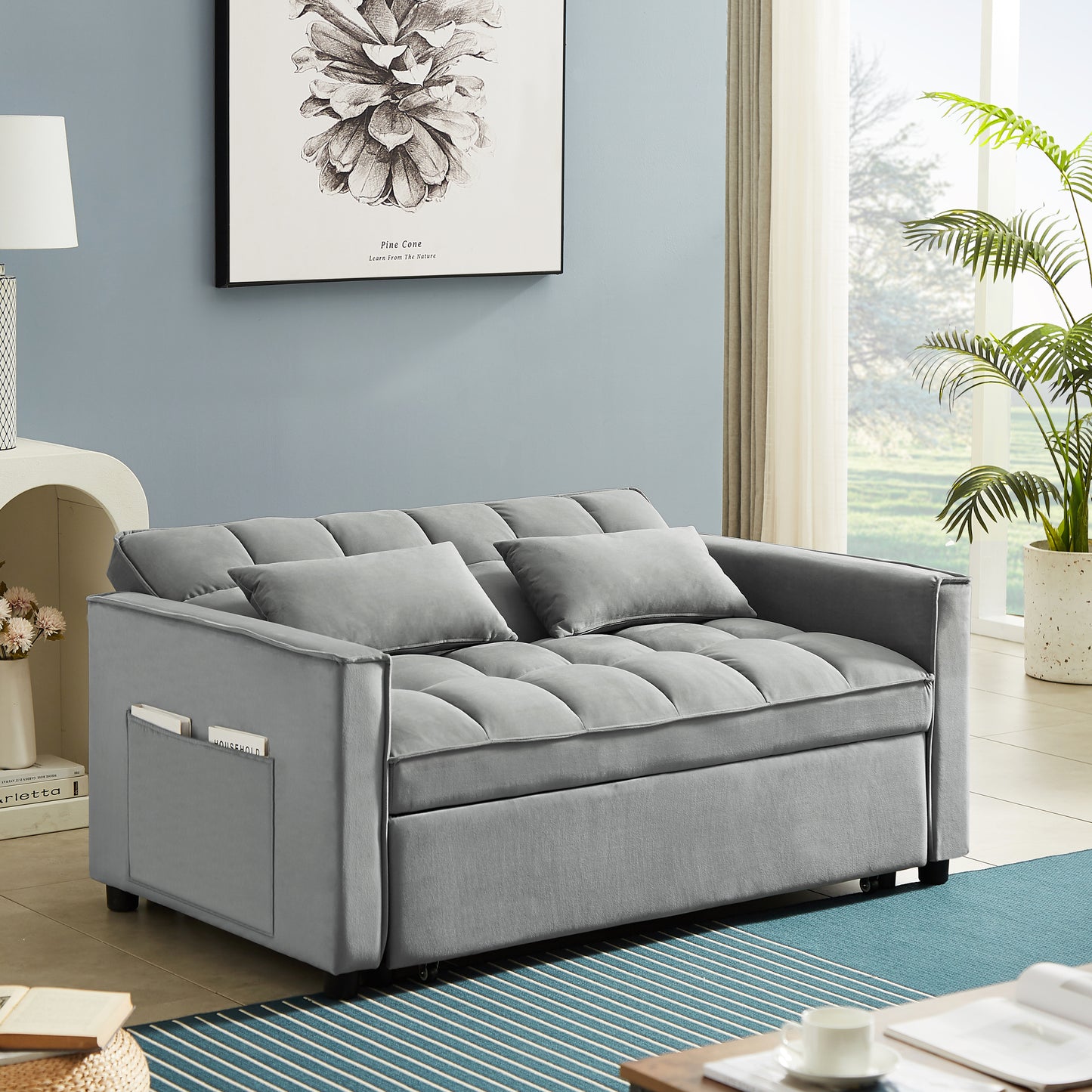 Convertible Loveseat Sleeper Sofa Couch