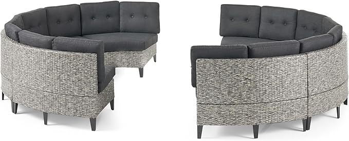 Pema Outdoor 8 Seater Sofa - View 6 - MuMu