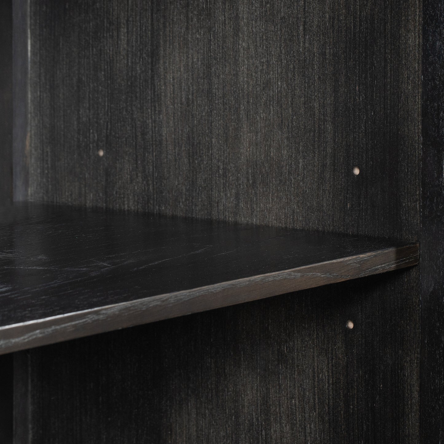 Modern Black Wooden Sideboard Cabinet