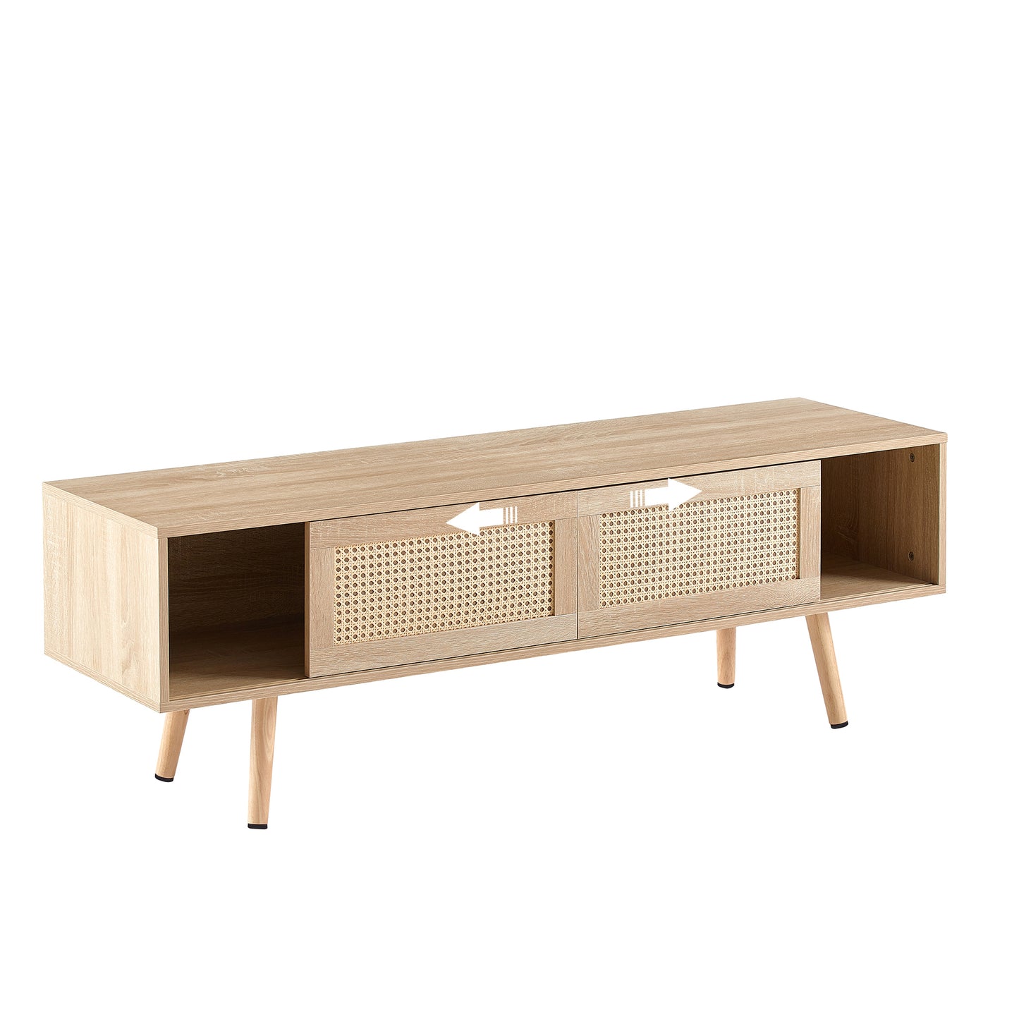Double Sliding Doors TV Cabinet