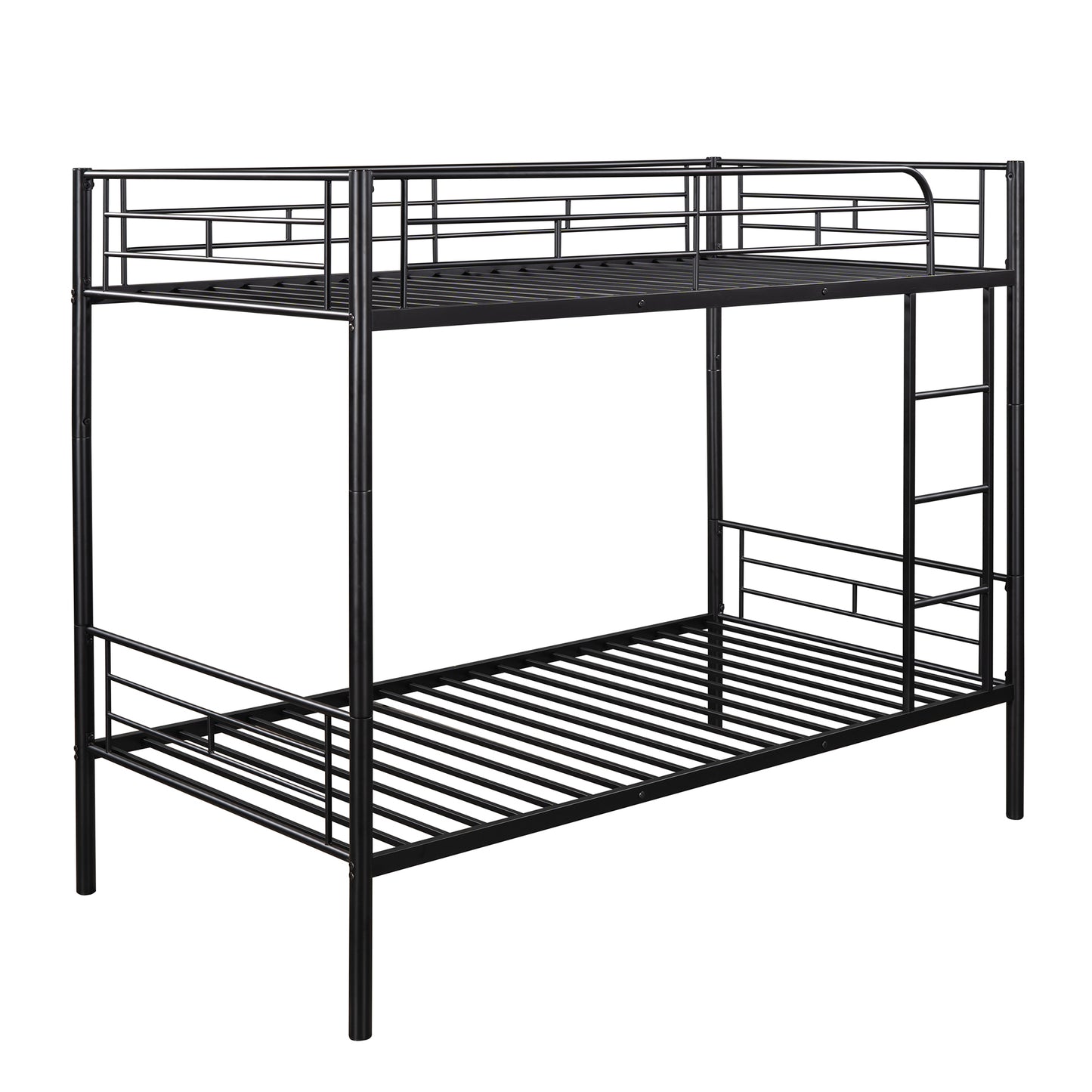 Twin Metal Bunk Bed -Black