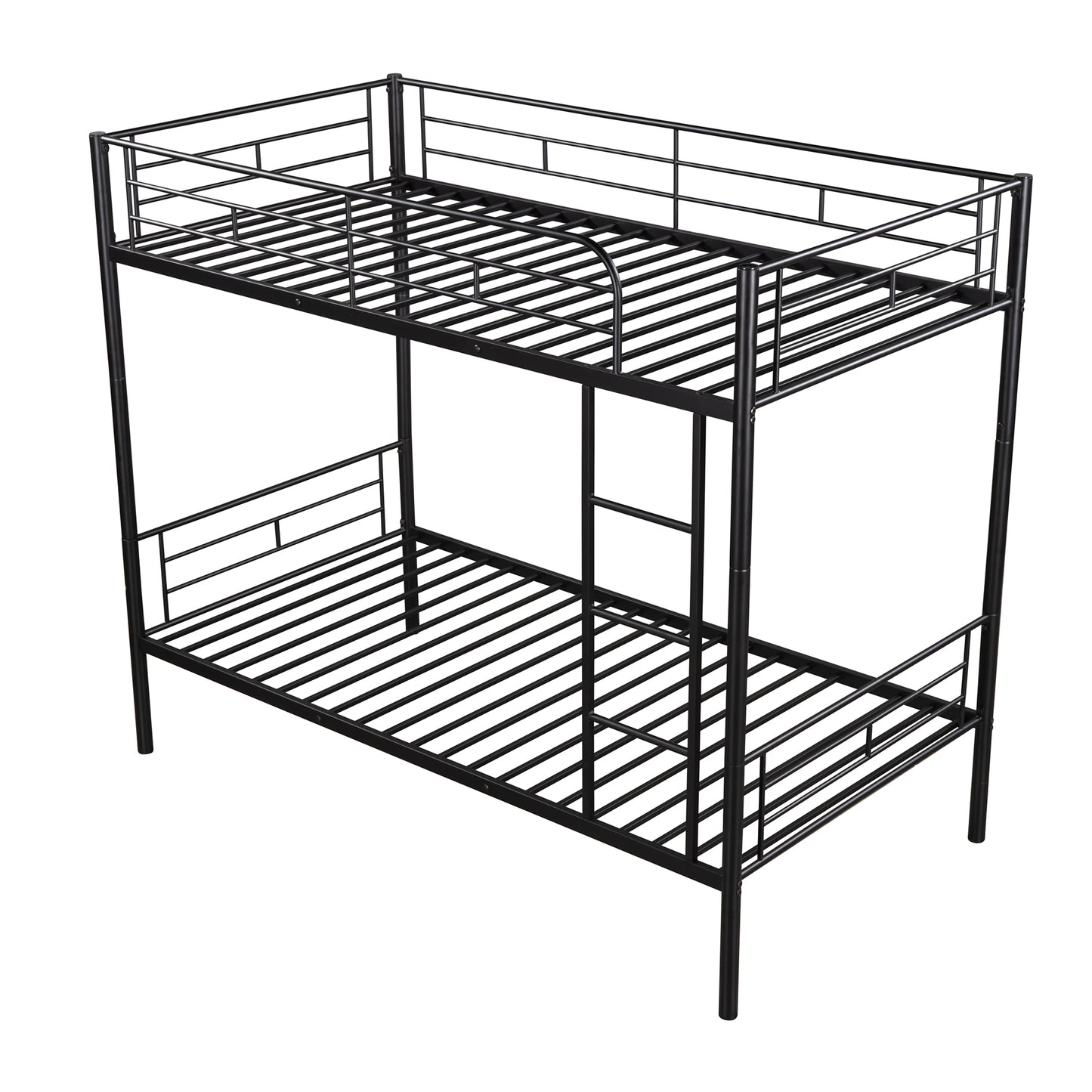 Twin Metal Bunk Bed -Black