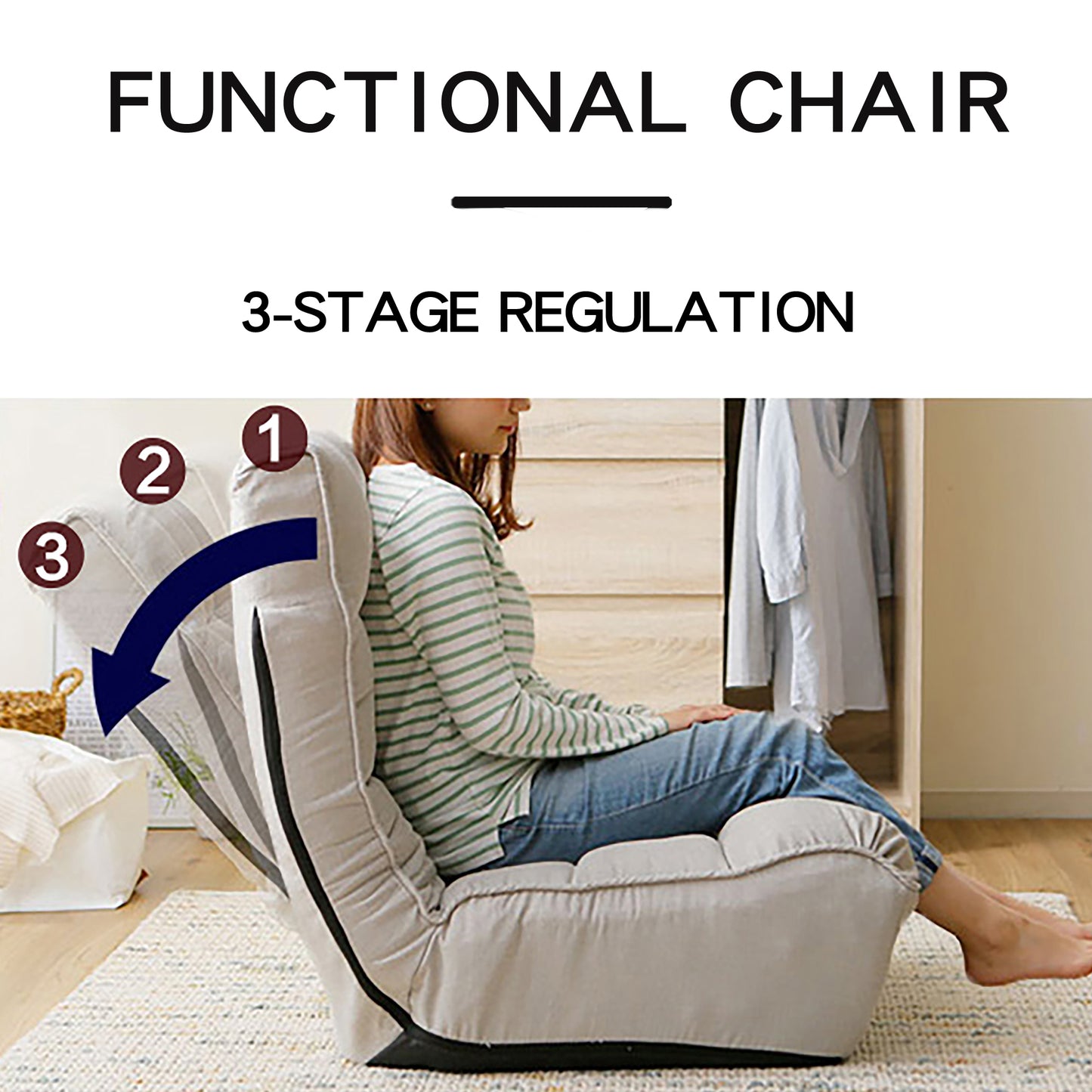 Adjustable Tatami Reclining Chair