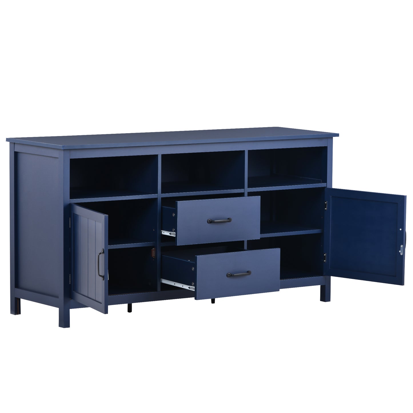 U-Style Navy TV Stand