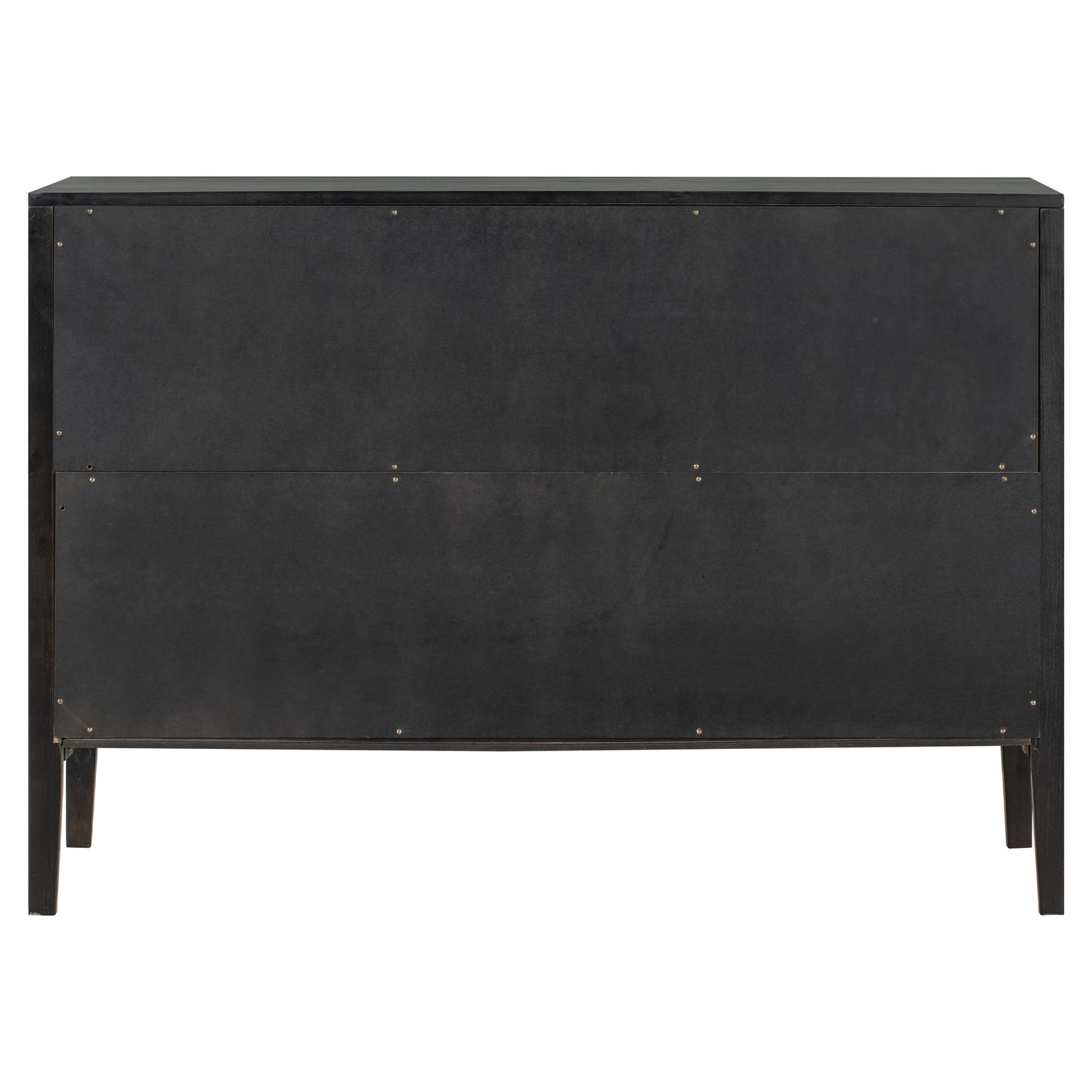 Modern Black Wooden Sideboard Cabinet