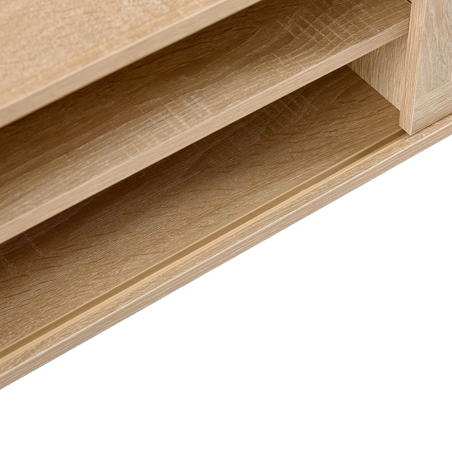 Double Sliding Doors TV Cabinet