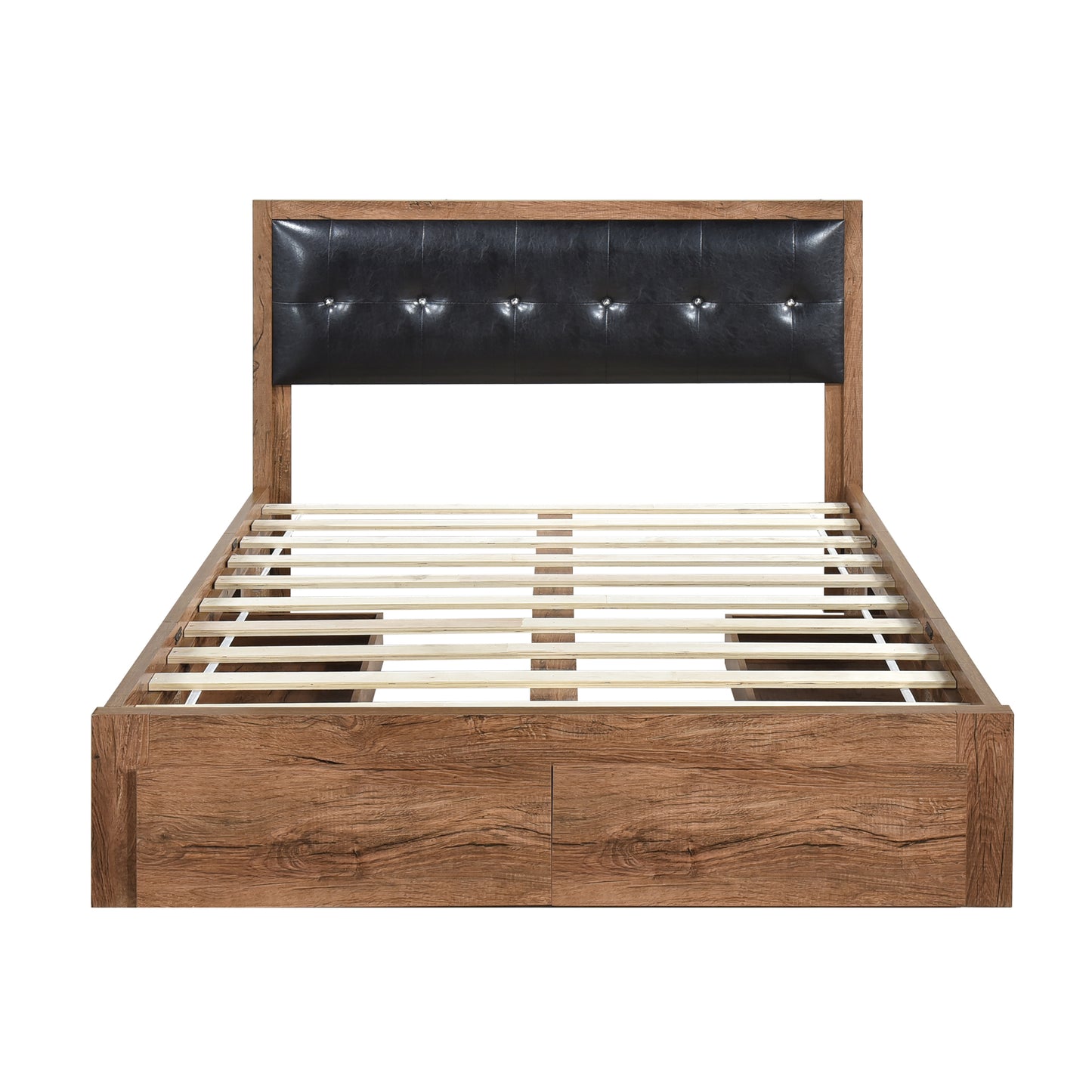 Modern Simplicity Queen Size Wood Platform Bed