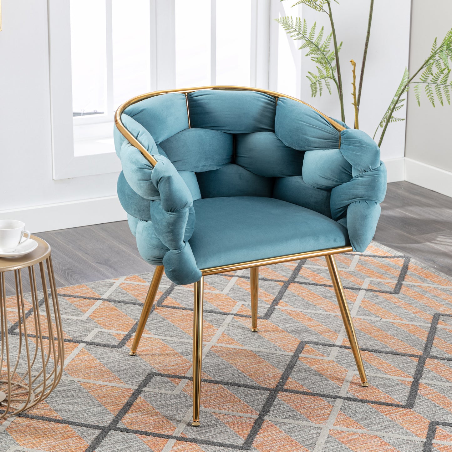 Luxury Leisure Velvet Single Sofa Chair
