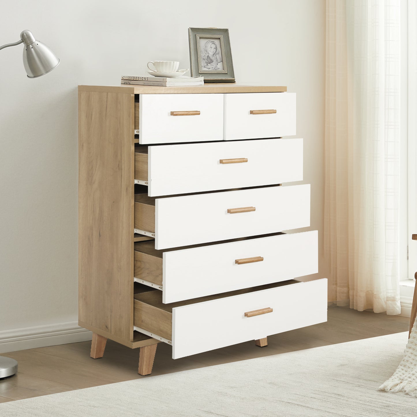 Harmony Wooden Drawer Dresser Cabinet