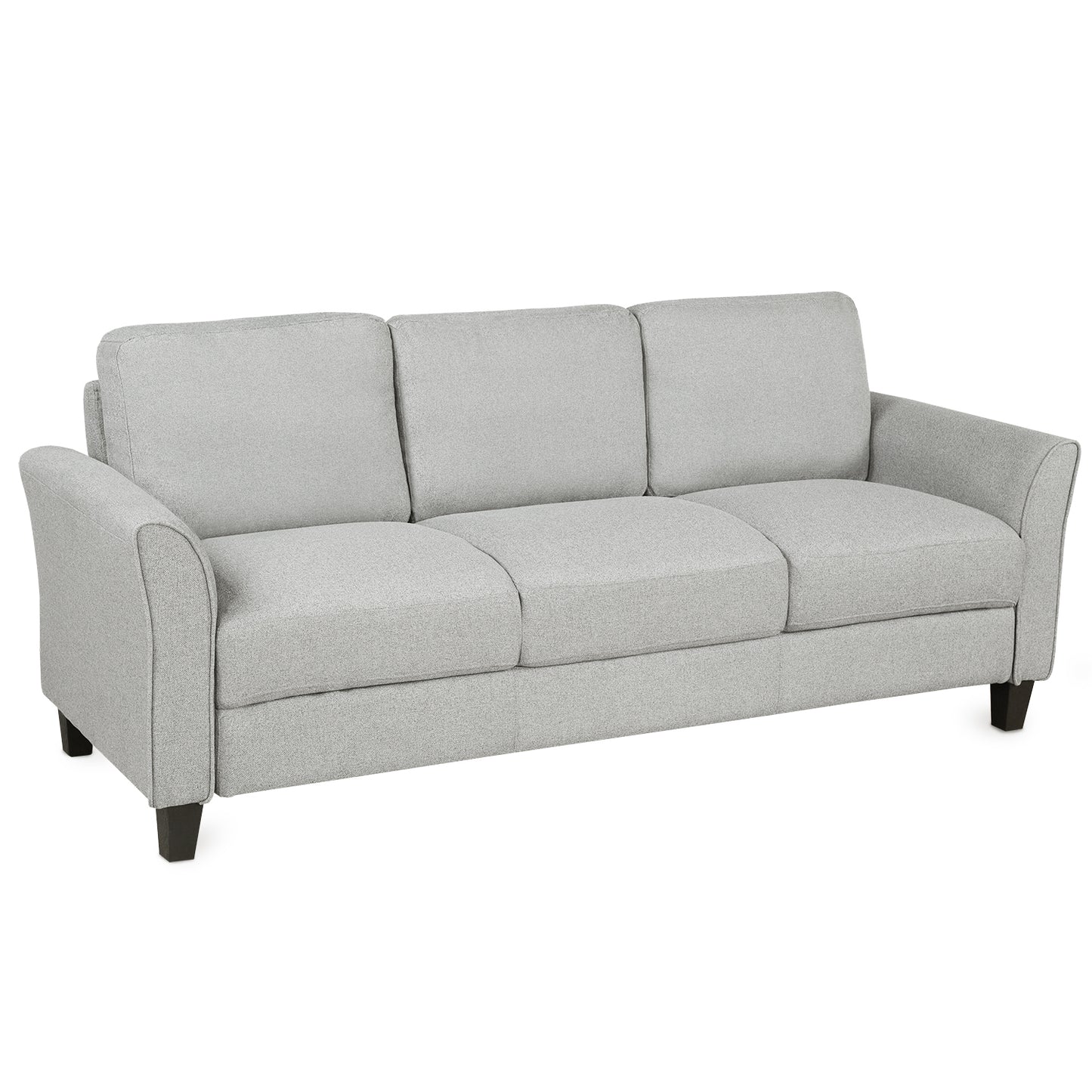 Light Gray 3-Seat Sofa