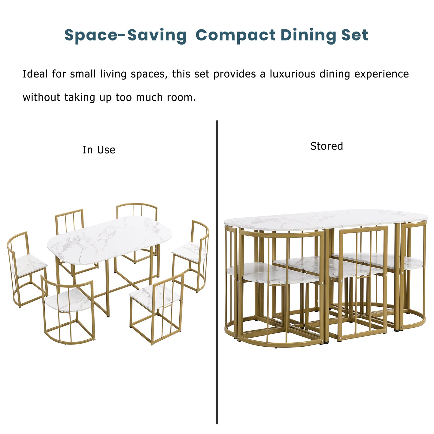Glamour Dining Table Set