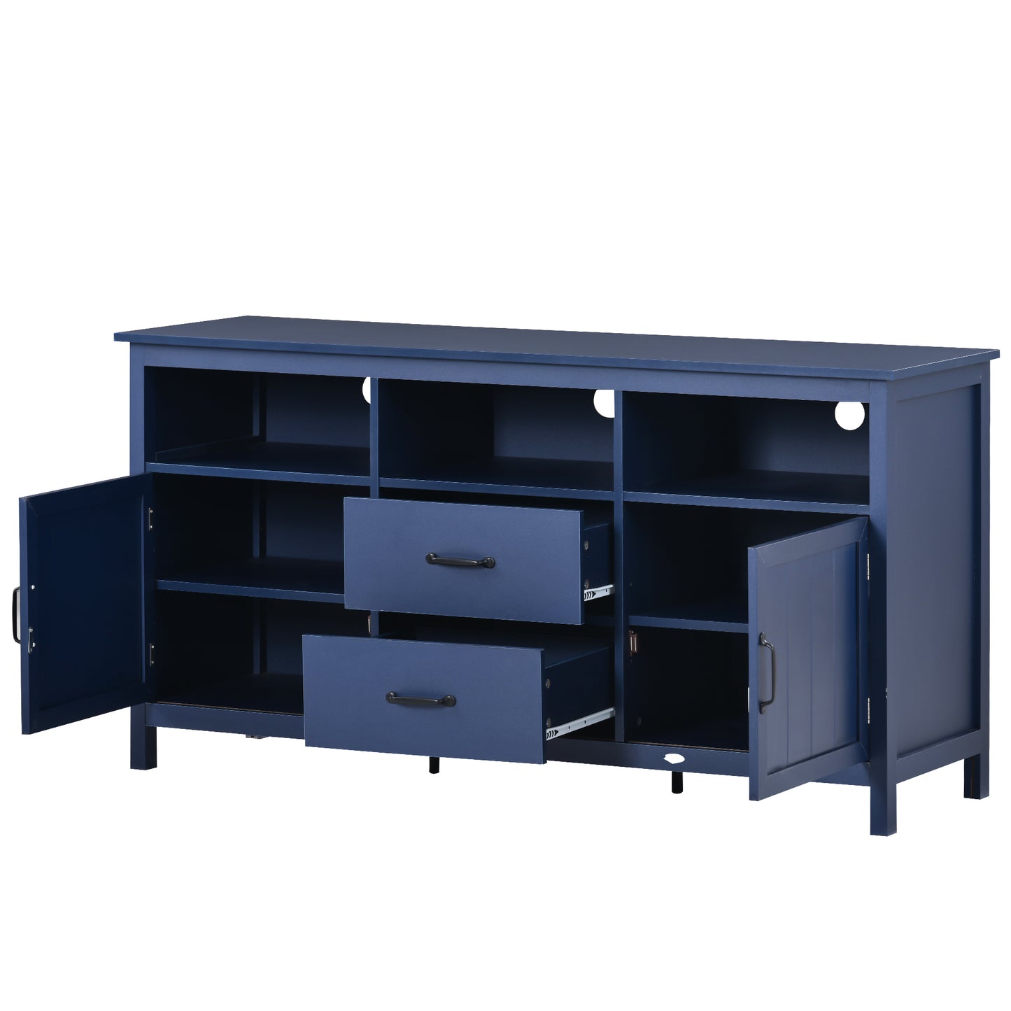U-Style Navy TV Stand