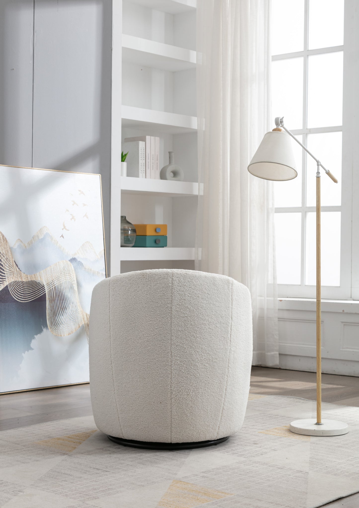 Teddy Swivel Barrel Chair