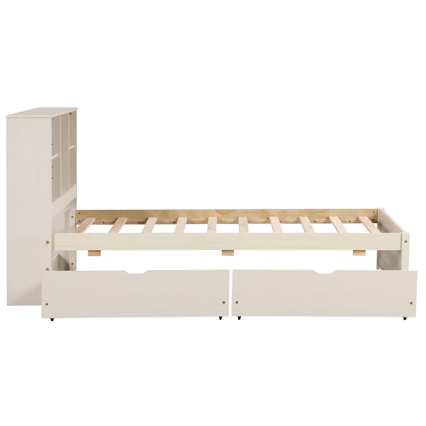Smart Bedroom USB Port Modern Twin Size Bed