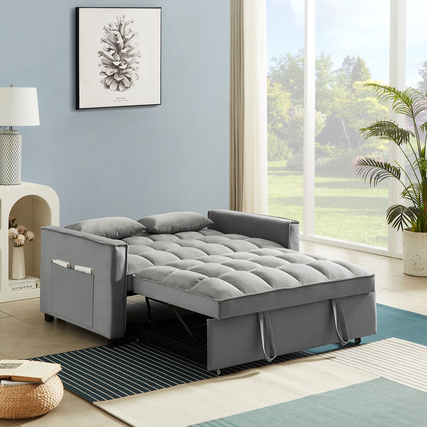 Convertible Loveseat Sleeper Sofa Couch