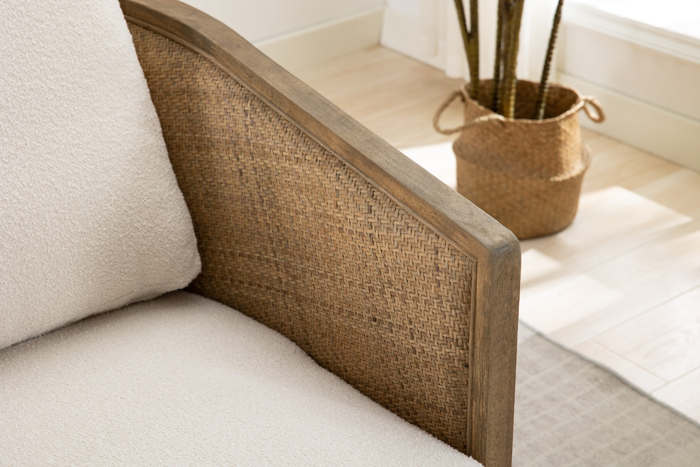Coolmore Swivel Barrel Accent Chair