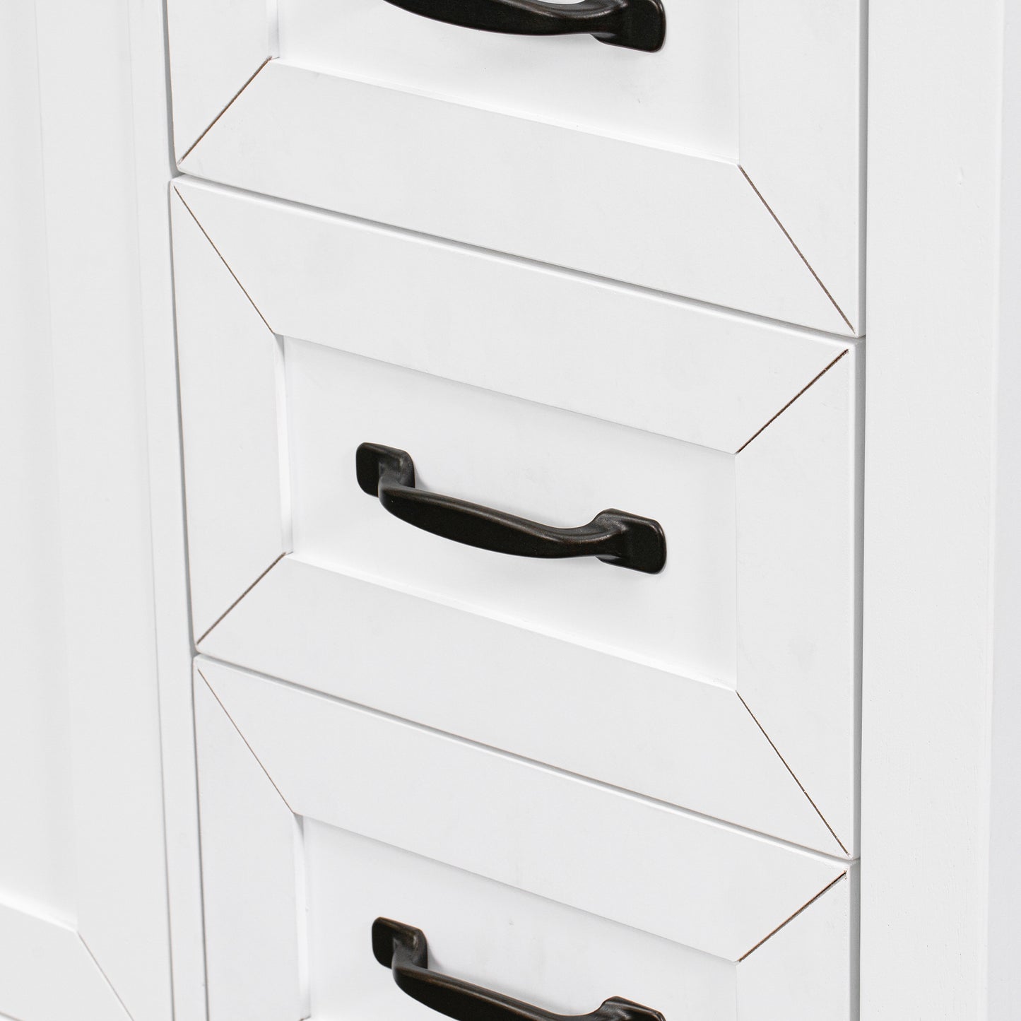 White Bathroom Vanity with Sink Combo