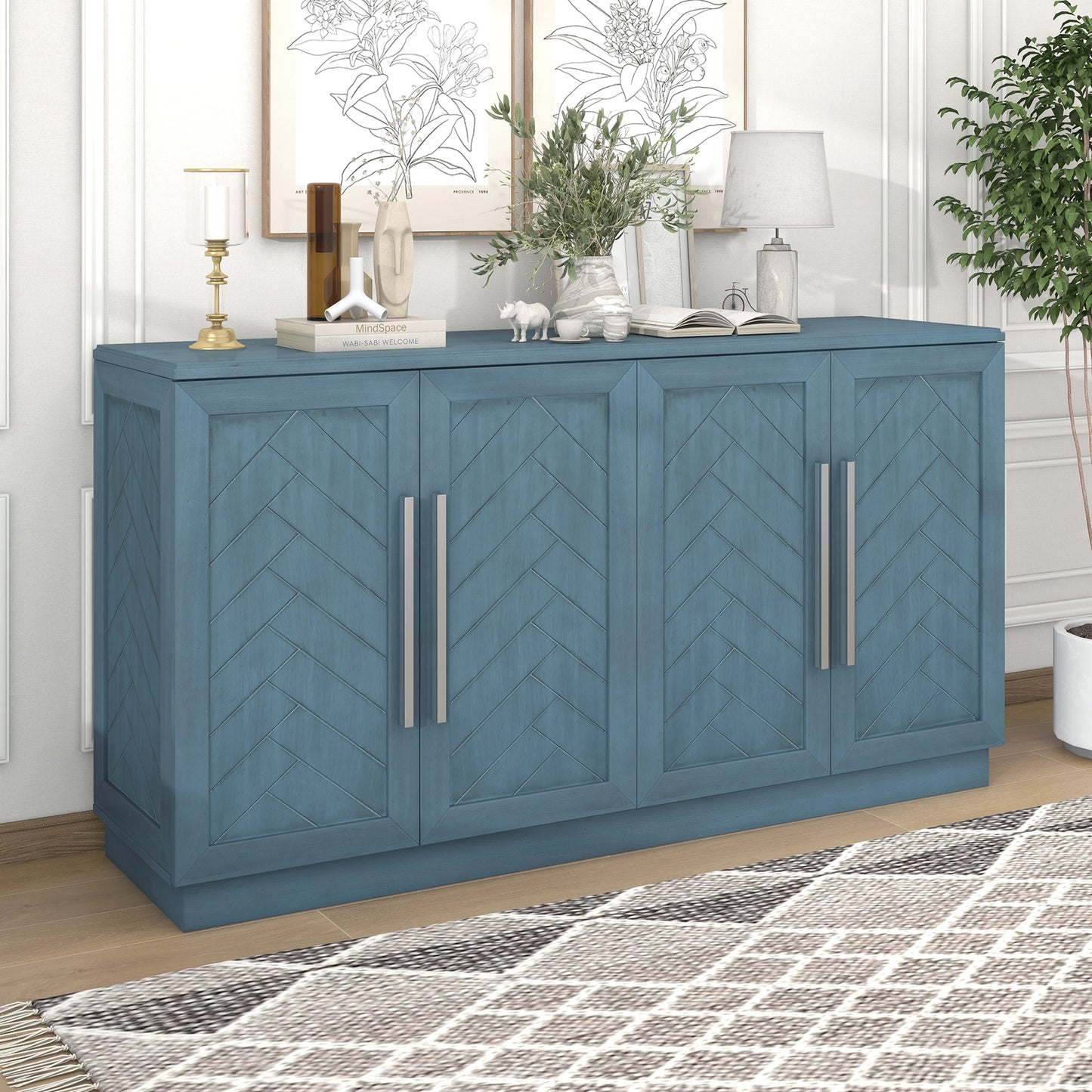 TREXM Sideboard Buffet Cabinet