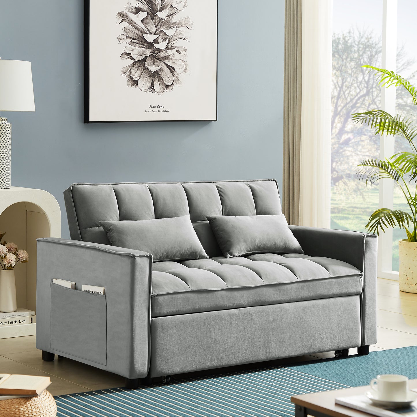 Convertible Loveseat Sleeper Sofa Couch