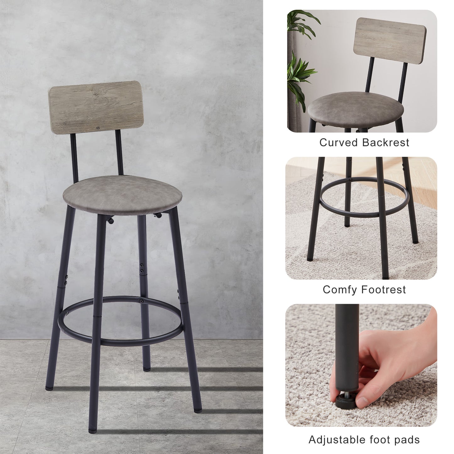 PU Soft Seat Bar Table Set