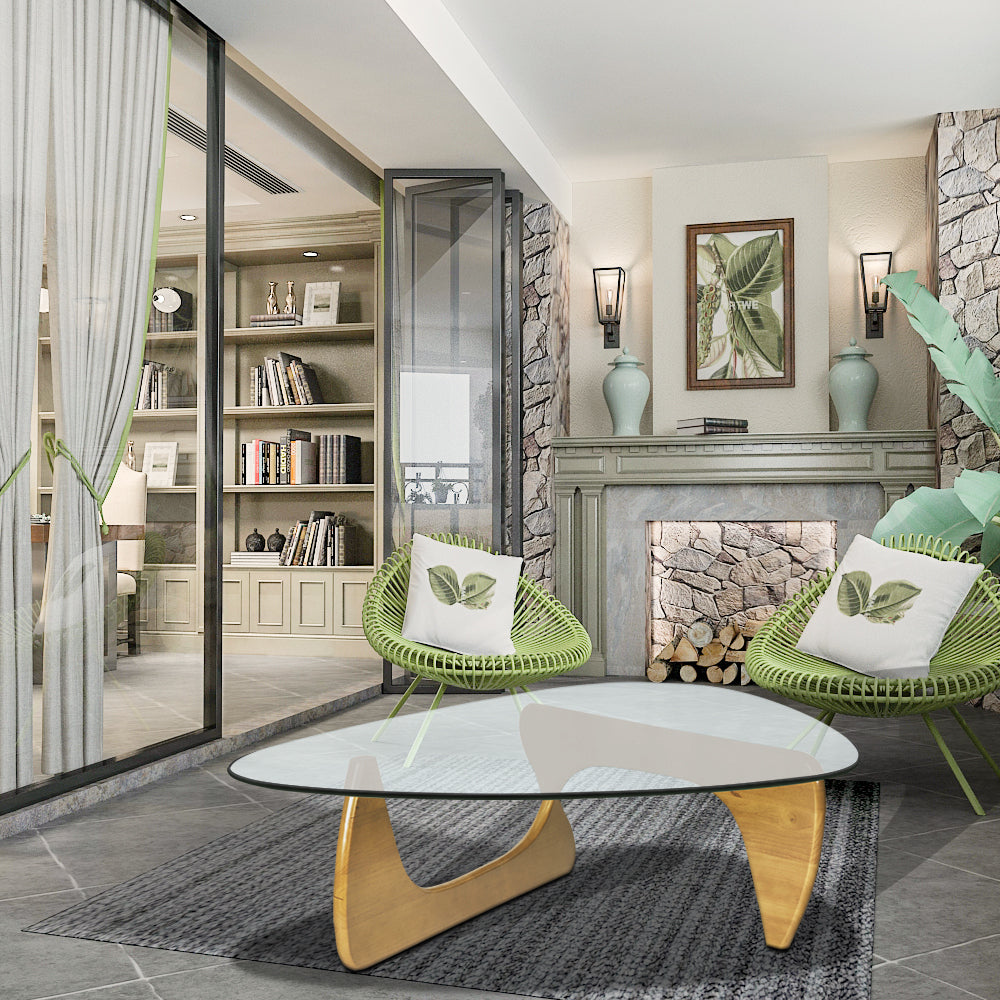 Modern Geometric Marvel Coffee Table