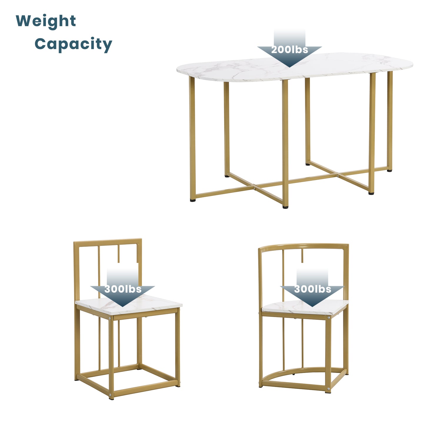 Glamour Dining Table Set